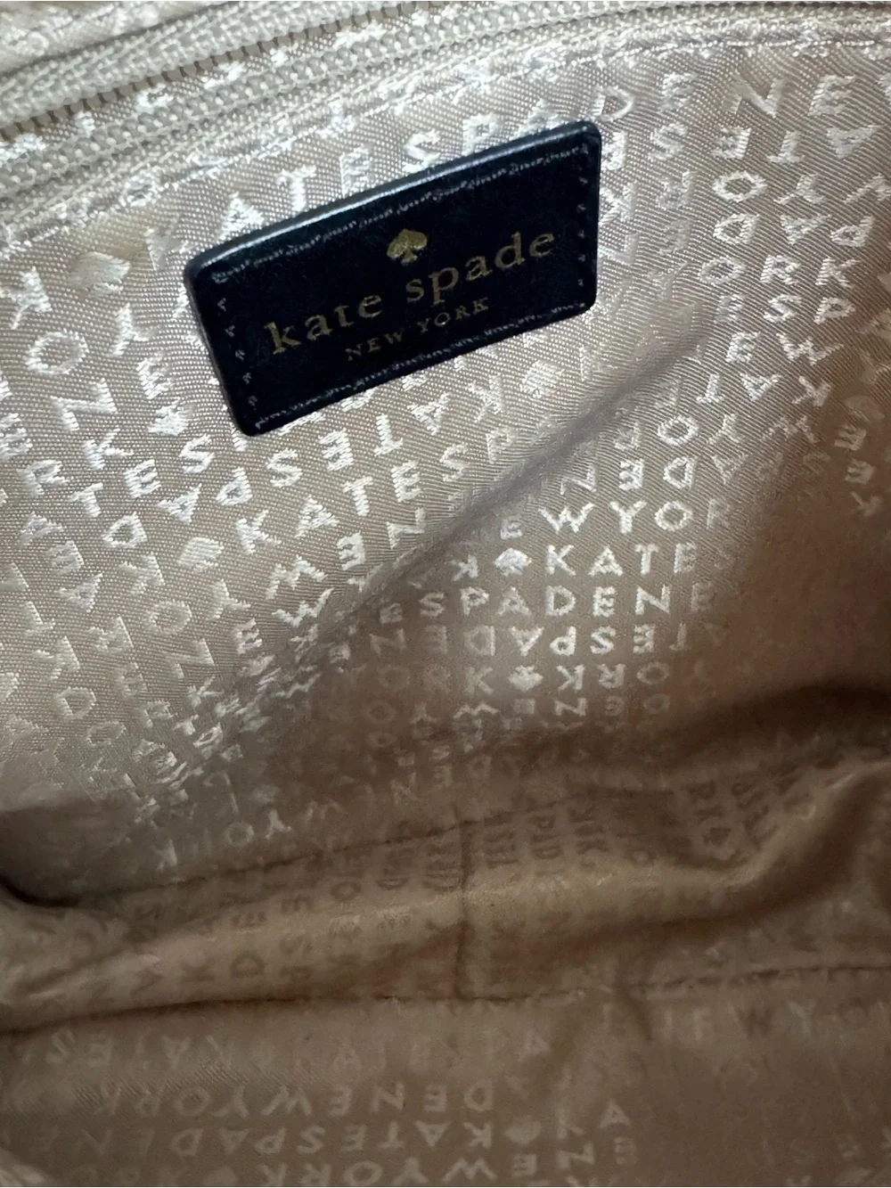 #341 Kate Spade Doreen Bond Street Leather Logo Flap Closure Crossbody Bag